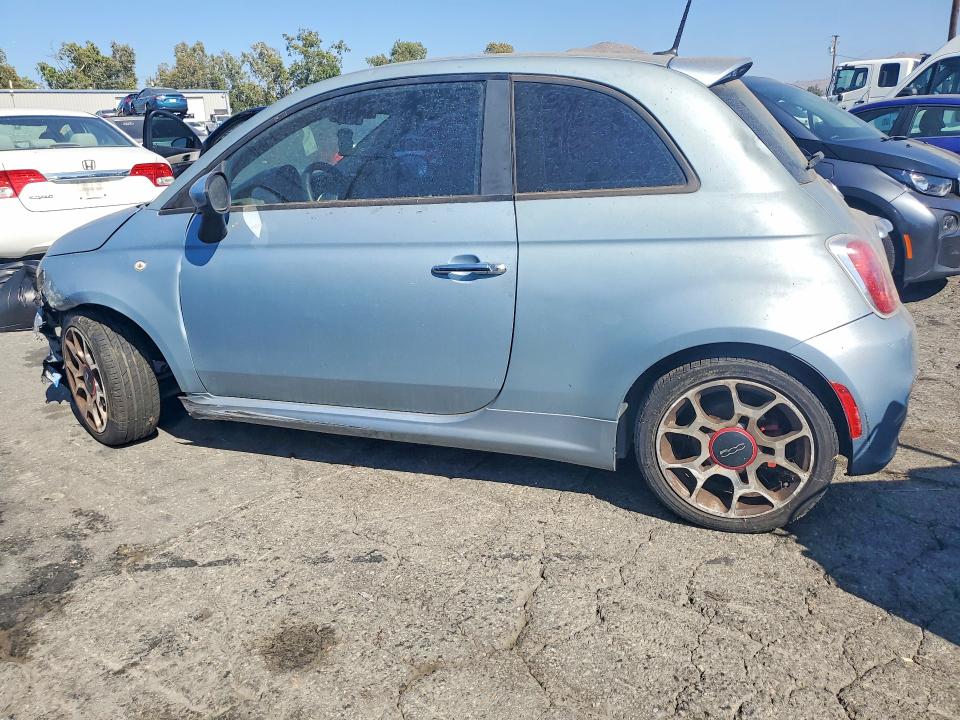 2013 Fiat 500 VIN 3C3CFFBR4DT573572 COPART salvage auction — FRONT END, Mt - Dis/Dlr/Exp Only Clean Title, sold $250 on 2026-07-27 (photo 2)
