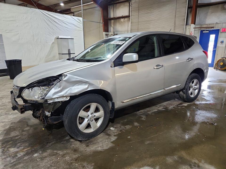 2013 Nissan Rogue VIN JN8AS5MV1DW608943 COPART salvage auction — FRONT END, Ma - Cert Of Title-Reconstrctd Coll, sold $400 on 2026-07-08 (photo 1)