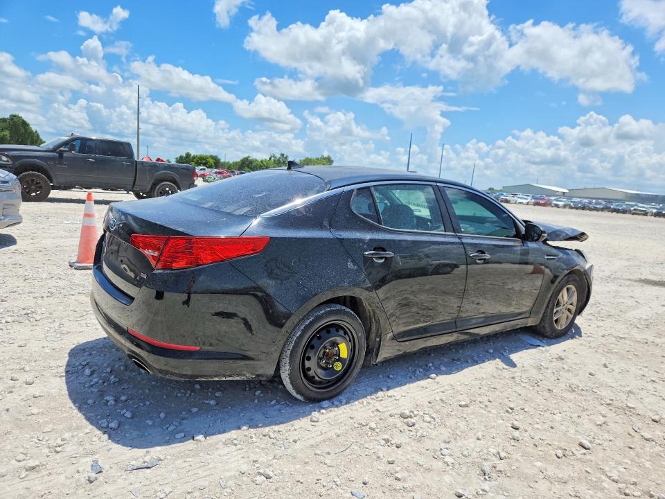 2011 Kia Optima VIN KNAGM4A7XB5123216 COPART salvage auction — FRONT END, TX - SALVAGE VEHICLE TITLE (P), sold $550 on 2026-07-09 (photo 3)