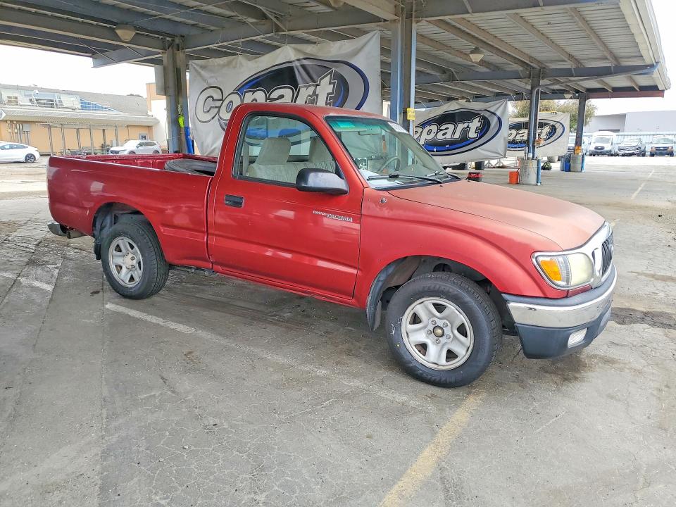 2001 Toyota Tacoma VIN 5TENL42NX1Z852869 COPART salvage auction — REAR END, Ca - Salvage Certificate, sold $3,800 on 2026-07-07 (photo 4)