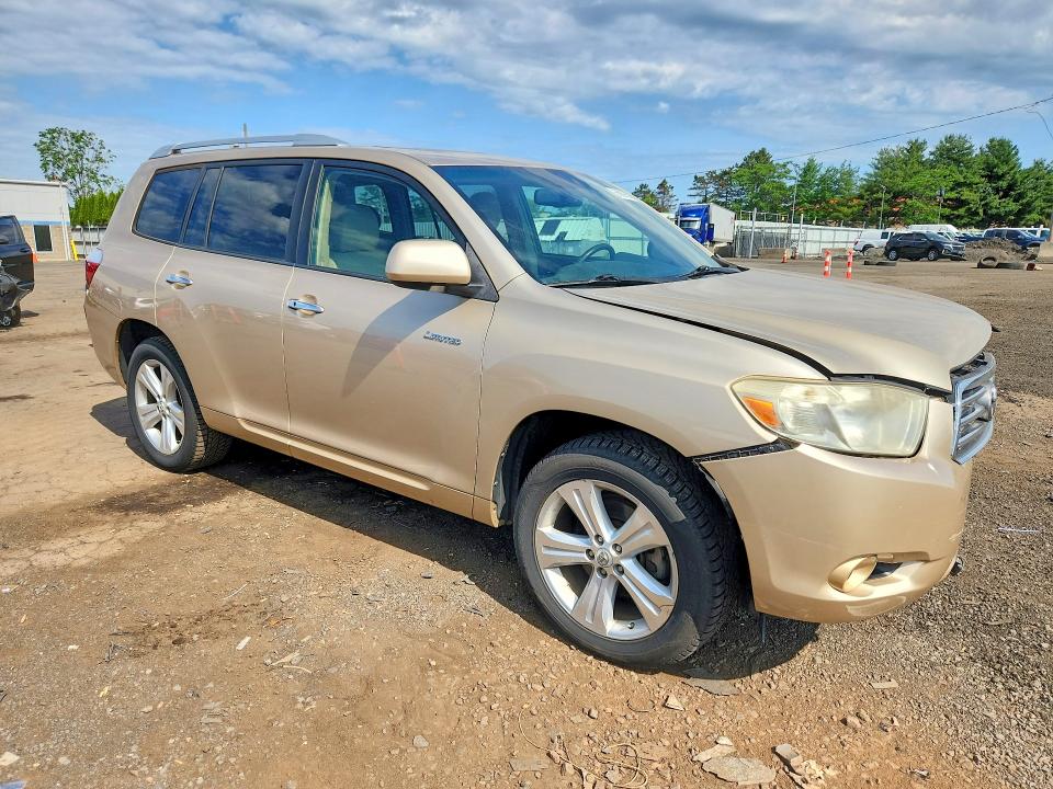 2009 Toyota Highlander VIN JTEES42A992112211 COPART salvage auction — FRONT END, Ct - Cert Of Title-Salvage, sold $2,600 on 2026-07-10 (photo 4)