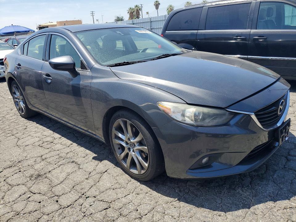 2014 Mazda 6 VIN JM1GJ1W59E1111314 COPART salvage auction — FRONT END, Ca - Salvage Certificate, sold $2,200 on 2026-07-13 (photo 4)