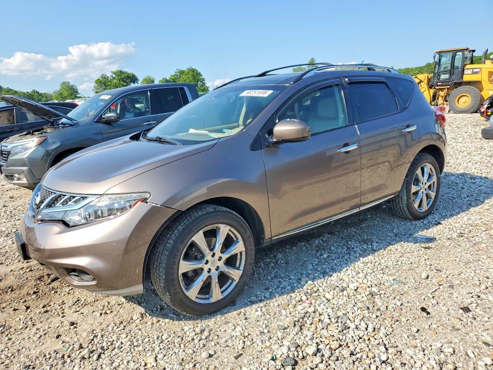 2012 Nissan Murano VIN JN8AZ1MW1CW219666 COPART salvage auction — FRONT END, MA - CERT OF TITLE-RECONSTRCTD COLL, sold $375 on 2026-07-22 (photo 1)