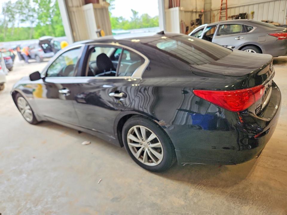 2014 Infiniti Q50 VIN JN1BV7AR0EM702113 COPART salvage auction — FRONT END, Wi - Junked Vehicle Bill Of Sale, sold $375 on 2026-07-15 (photo 2)