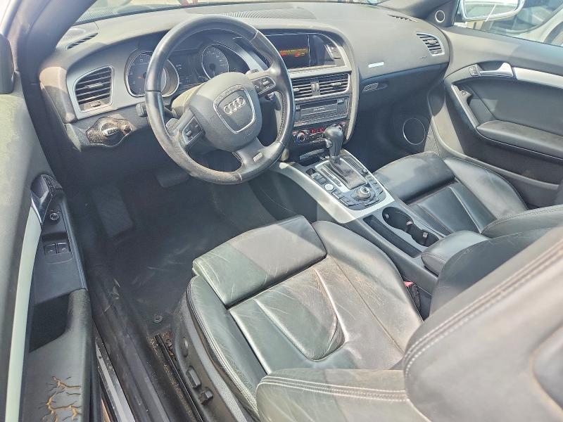 2010 Audi S5 VIN WAUVVAFR1AA007700 COPART salvage auction — ENGINE BURN, MA - CERT OF TITLE-RECONSTRCTD COLL, sold $1,050 on 2026-07-08 (photo 8)