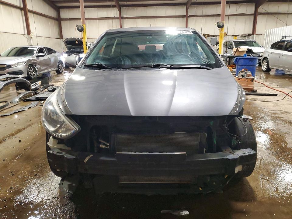 2015 Hyundai Accent VIN KMHCT5AE2FU199187 COPART salvage auction — FRONT END, Nj - Cert Of Title-Salvage, sold $500 on 2026-07-31 (photo 5)
