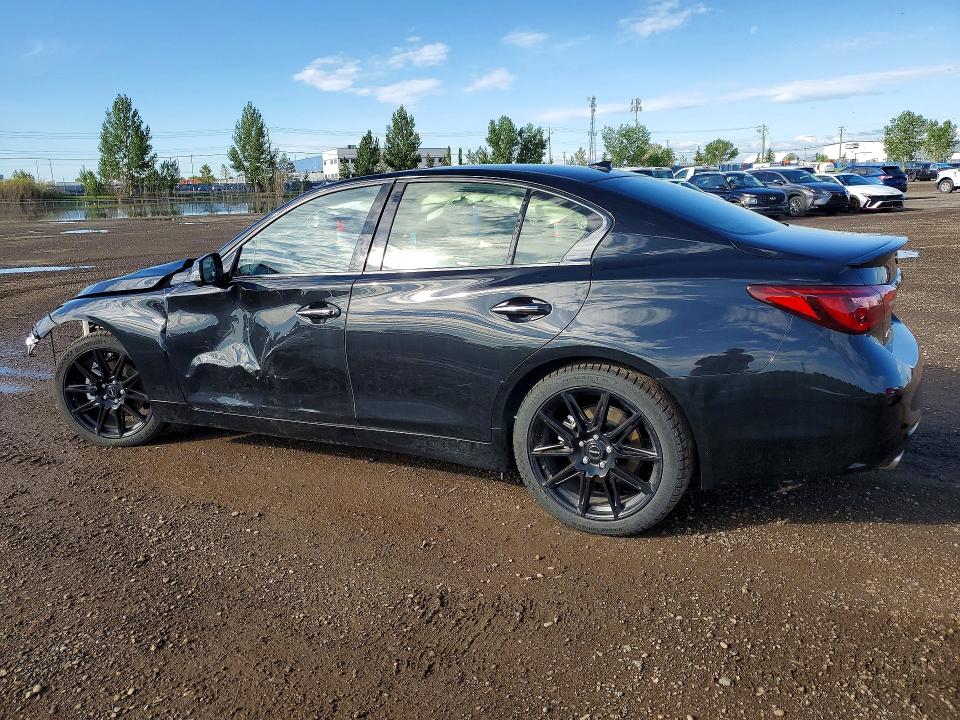 2024 Infiniti Q50 VIN JN1EV7CR7RM631721 COPART salvage auction — FRONT END, Ab - Bos - Salvage, sold $3,600 on 2026-07-28 (photo 2)