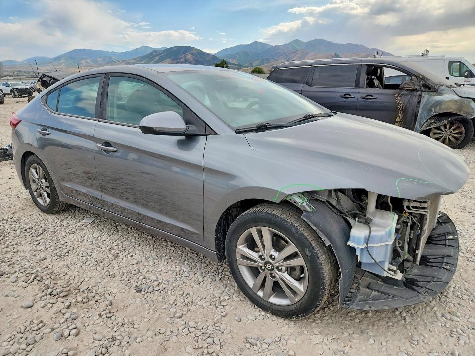 2018 Hyundai Elantra VIN KMHD84LFXJU498702 COPART salvage auction — FRONT END, Oh - Cert Of Title-Salvage, sold $1,700 on 2026-07-17 (photo 4)