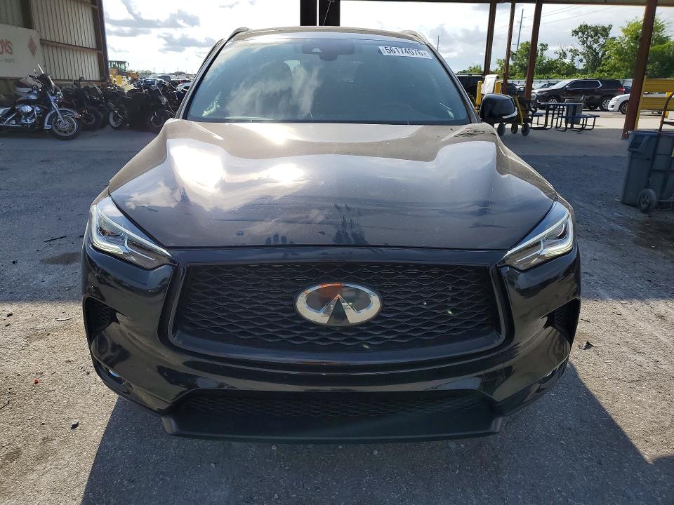 2022 Infiniti Qx50 VIN 3PCAJ5BAXNF114293 COPART salvage auction — SIDE, Fl - Certificate Of Destruction, sold $4,550 on 2026-07-10 (photo 5)