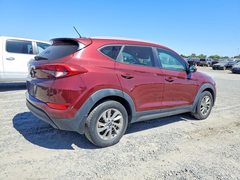 2016 Hyundai Tucson VIN KM8J33A41GU238260 COPART salvage auction — FRONT END, CA - CERT OF TITLE-SALVAGED (P), sold $2,550 on 2026-07-28 (photo 3)