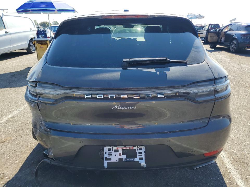 2024 Porsche Macan VIN WP1AA2A51KLB00714 COPART salvage auction — REAR END, Ca - Salvage Certificate, sold $1,150 on 2026-07-21 (photo 6)