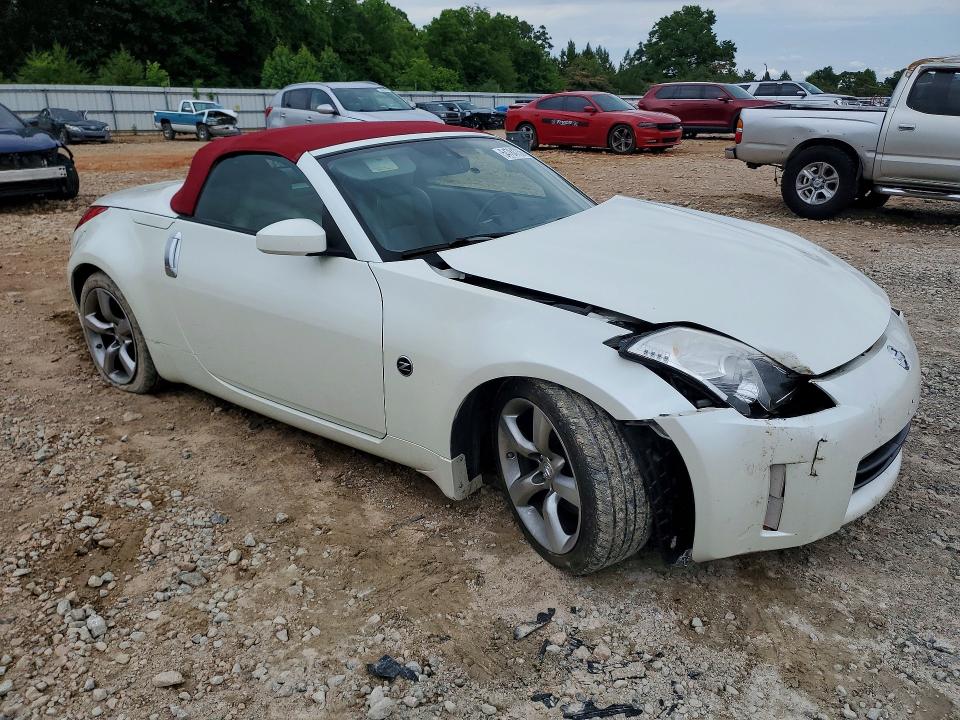 2007 Nissan 350z VIN JN1BZ36A77M653267 COPART salvage auction — FRONT END, Nc - Salvage Certificate Of Title, sold $1,100 on 2026-07-27 (photo 4)