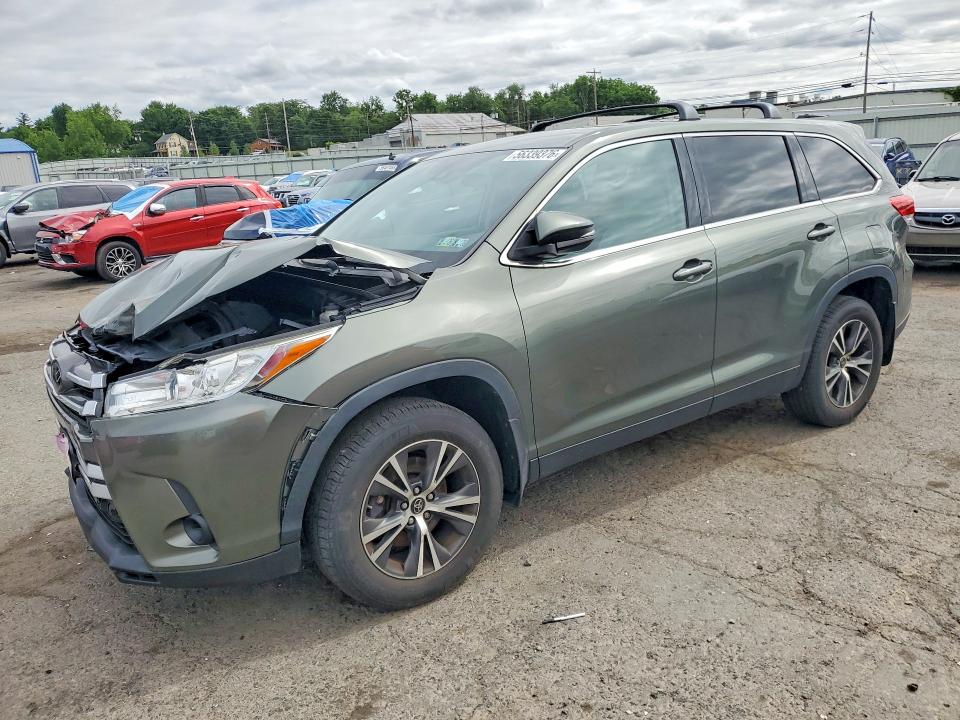 2019 Toyota VIN 5TDBZRFH5KS951973 COPART salvage auction — FRONT END, Pa - Certificate Of Salvage, sold $175 on 2026-07-21 (photo 1)