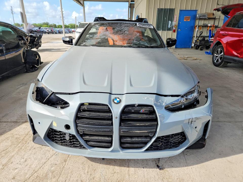 2022 BMW M4 VIN WBS33BA01NCJ47540 COPART salvage auction — SIDE, Fl - Cert Of Title Slvg Rebuildable, sold $17,300 on 2026-07-15 (photo 5)