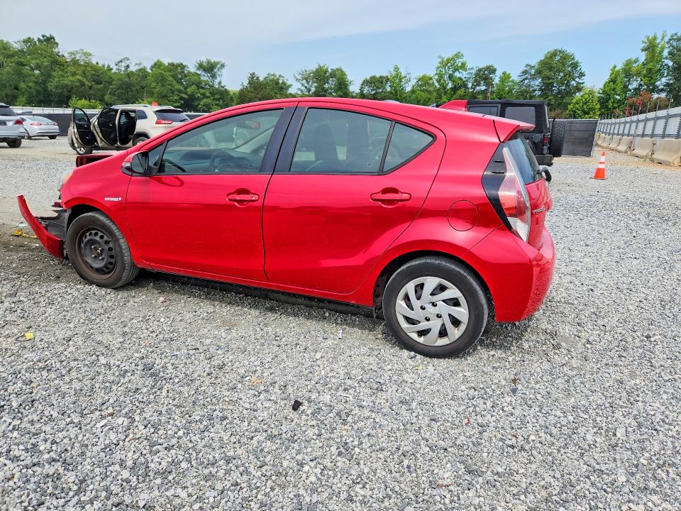 2015 Toyota Prius VIN JTDKDTB34F1576036 COPART salvage auction — FRONT END, Sc - Certificate Of Title, sold $725 on 2026-07-29 (photo 2)