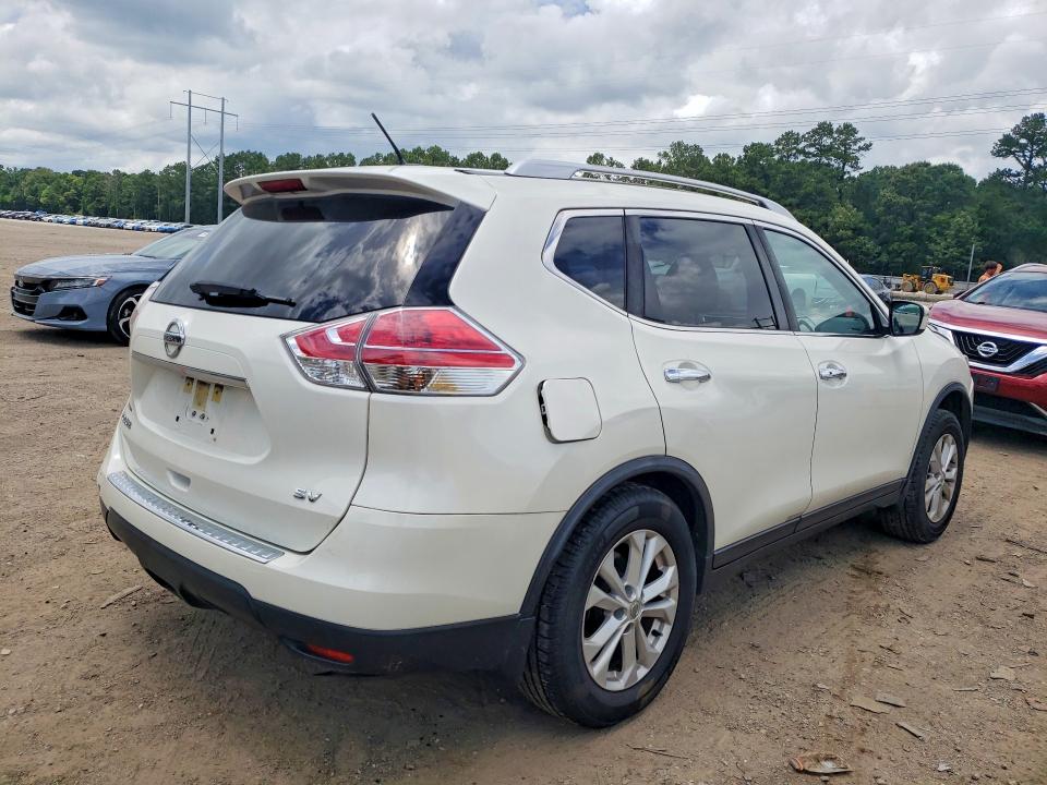 2016 Nissan Rogue VIN JN8AT2MT6GW029350 COPART salvage auction — REAR END, LA - CERT OF TITLE-SALVAGE, sold $250 on 2026-07-24 (photo 3)