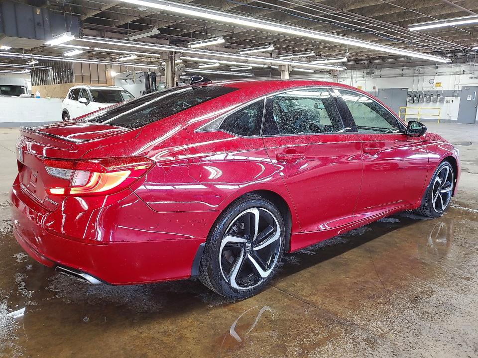 2021 Honda Accord VIN 1HGCV1F34MA098909 COPART salvage auction — MECHANICAL, IL - SALVAGE CERTIFICATE, sold $4,750 on 2026-07-27 (photo 3)