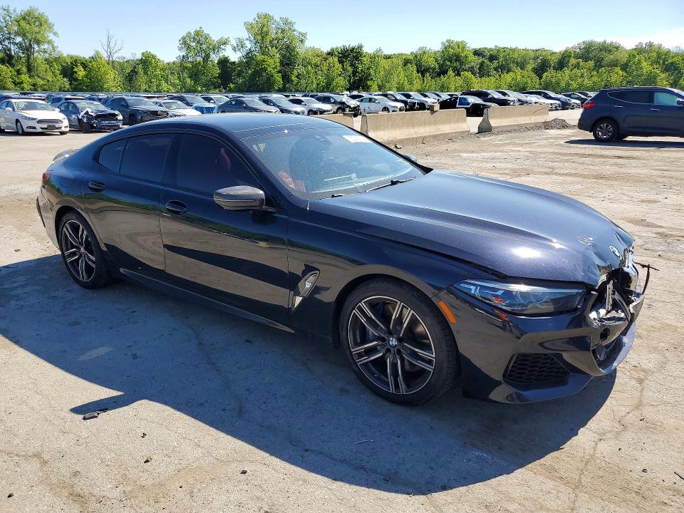 2022 BMW 8er VIN WBAGV4C01NCJ13106 COPART salvage auction — FRONT END, Ny - Mv-907A Salvage Certificate, sold $29,250 on 2026-08-17 (photo 4)