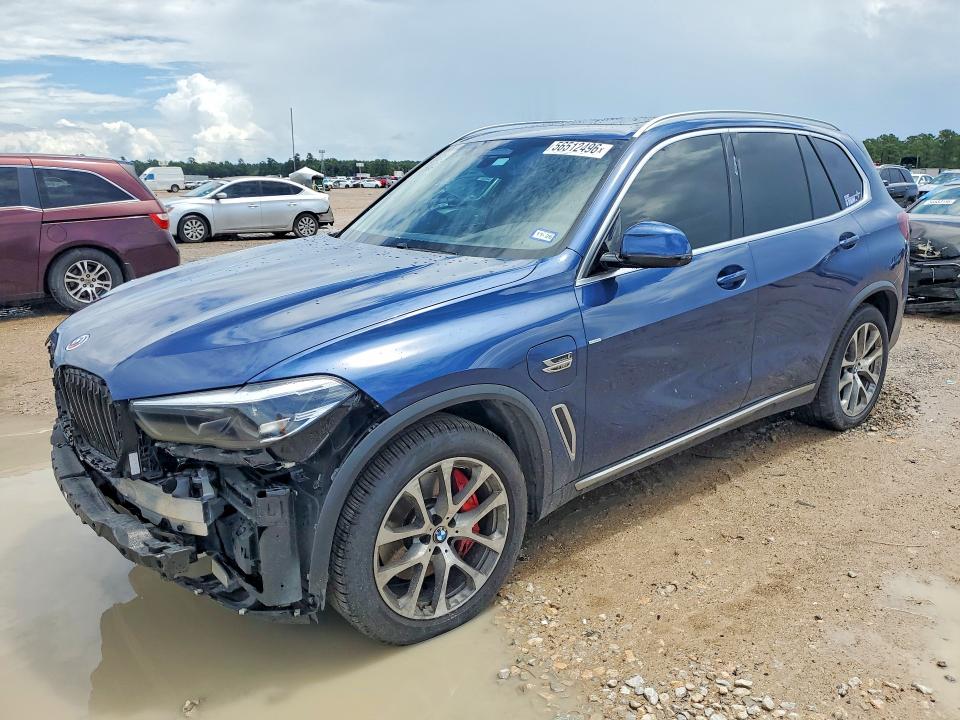 2022 BMW X5 VIN 5UXTA6C09N9K25785 COPART salvage auction — FRONT END, Tx - Salvage Vehicle Title, sold $27,250 on 2026-07-17 (photo 1)