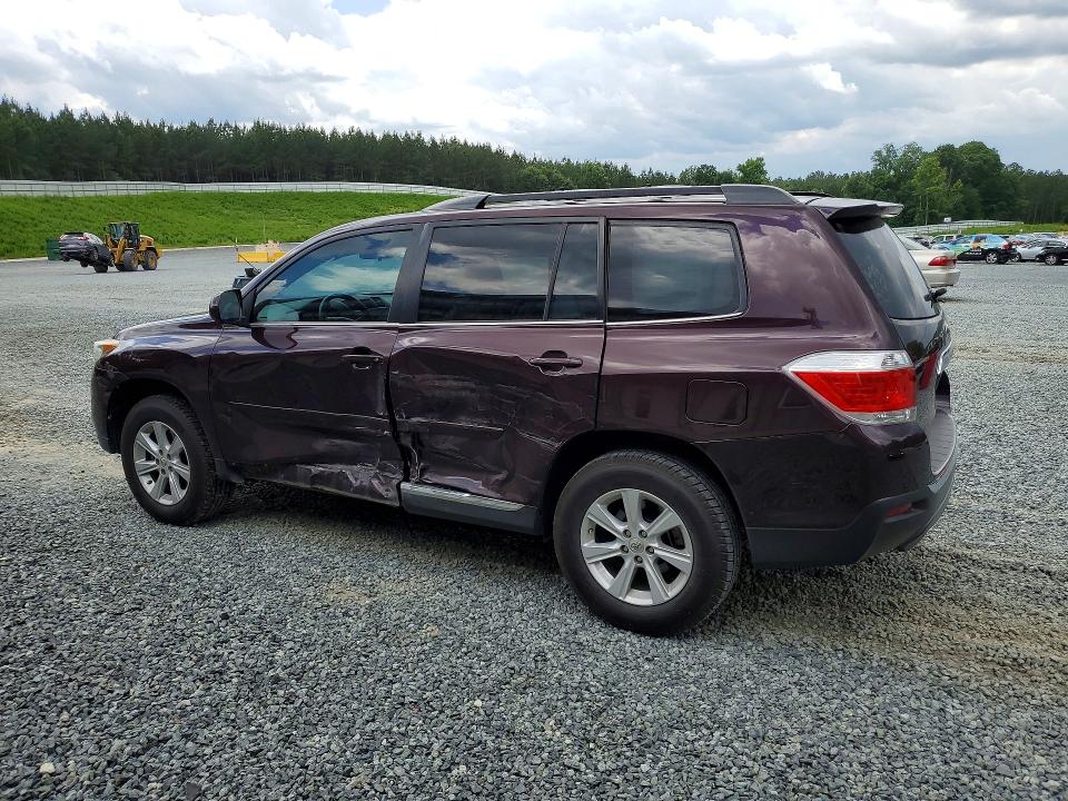 2011 Toyota Highlander VIN 5TDZK3EH2BS035768 COPART salvage auction — SIDE, NC - SALVAGE CERTIFICATE OF TITLE, sold $3,300 on 2026-07-16 (photo 2)