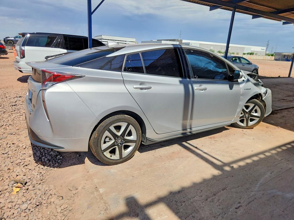 2018 Toyota Prius VIN JTDKARFU5J3551271 COPART salvage auction — FRONT END, Az - Cert Of Title - Salvage, sold $175 on 2026-07-28 (photo 3)