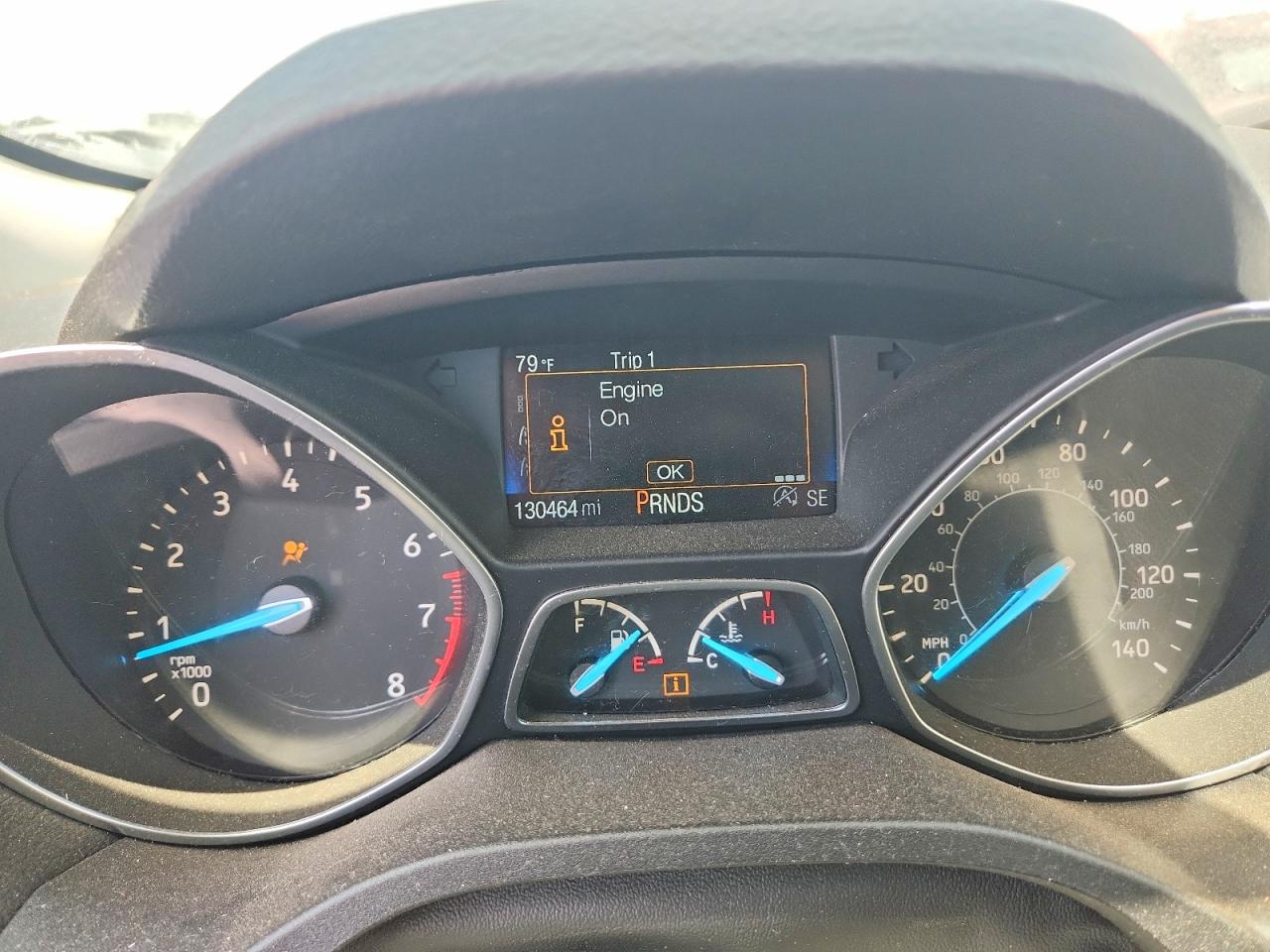 2017 Ford Escape VIN 1FMCU9GD9HUF06084 COPART salvage auction — Front End, MI - CERTIFICATE OF TITLE, sold $1,600 on 2026-07-09 (photo 9)