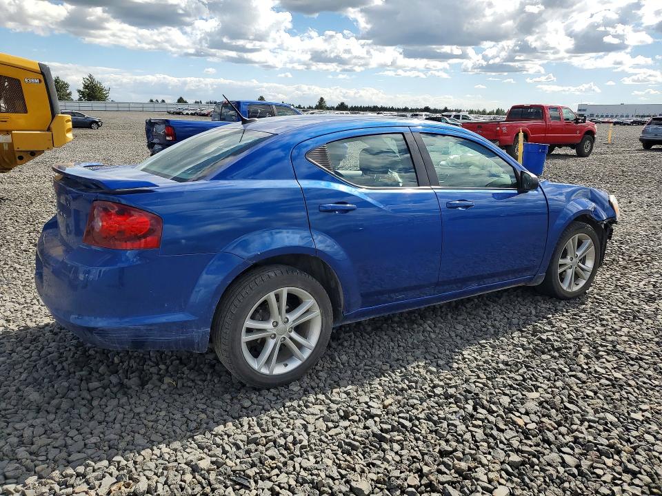 2012 Dodge Avenger VIN 1C3CDZAGXCN315594 COPART salvage auction — FRONT END, Wa - Bill Of Sale, sold $100 on 2026-07-08 (photo 3)