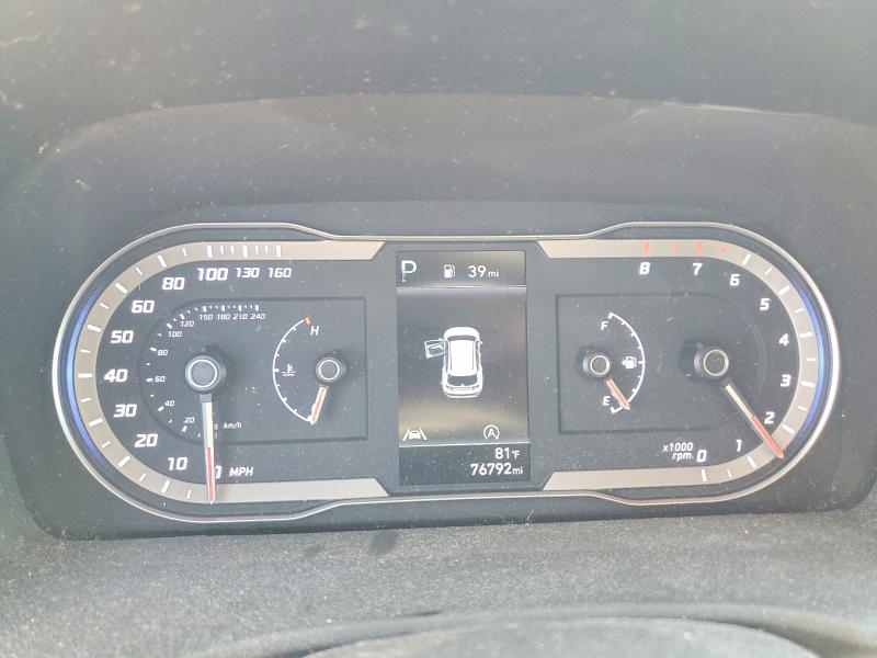 2022 Hyundai Tucson VIN 5NMJBCAEXNH039972 COPART salvage auction — HAIL, Oh - Cert Of Title-Salvage, sold $8,300 on 2026-07-02 (photo 9)