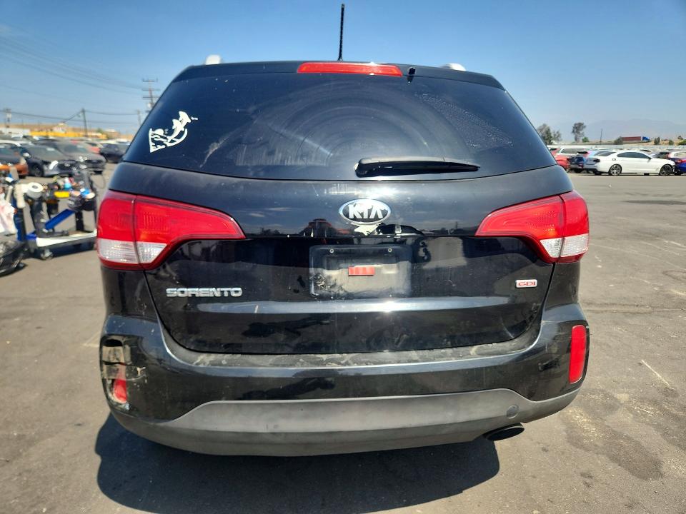 2015 Kia Sorento VIN 5XYKT4A71FG589839 COPART salvage auction — FRONT END, Ca - Salvage Certificate, sold $225 on 2026-07-15 (photo 6)