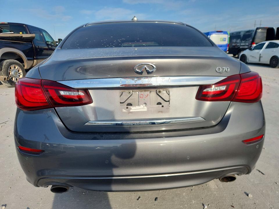 2015 Infiniti Q70 VIN JN1BY1AP0FM540407 COPART salvage auction — FRONT END, TX - BONDED TITLE - SALVAGE, sold $2,300 on 2026-07-24 (photo 6)