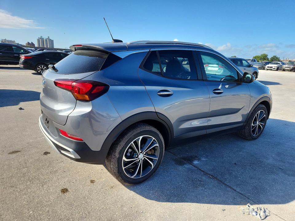 2021 Buick Encore VIN KL4MMDSL0MB066976 COPART salvage auction — SIDE, La - Cert Of Title-Salvage, sold $4,450 on 2026-07-15 (photo 3)
