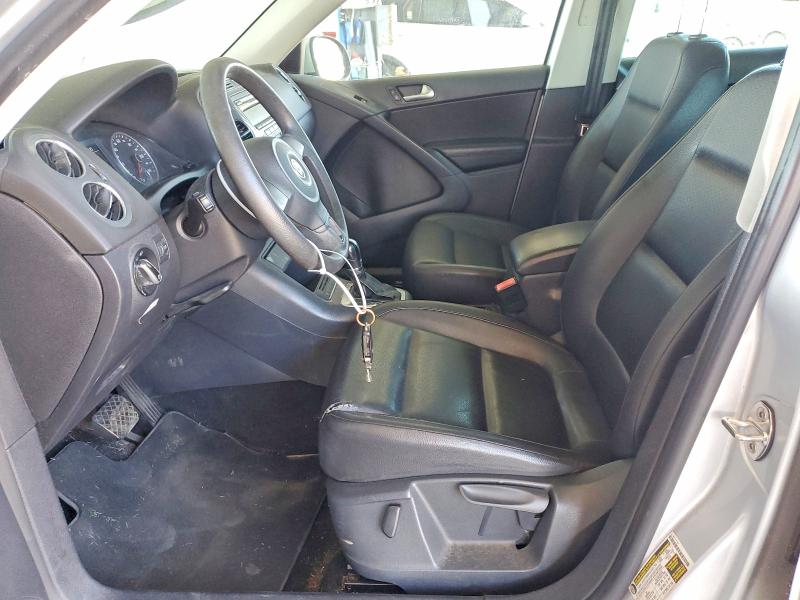 2012 Volkswagen Tiguan VIN WVGAV7AX6CW547751 COPART salvage auction — FRONT END, Ca - Dis/Dlr/Exp Only Clean Title, sold $500 on 2026-07-02 (photo 7)