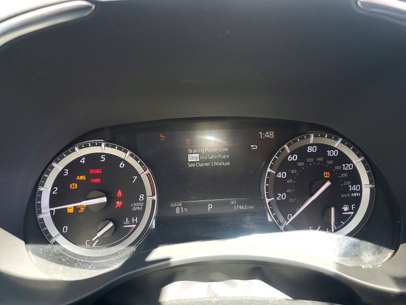 2022 Toyota Highlander VIN 5TDFZRBH1NS230514 COPART salvage auction — SIDE, CA - SALVAGE CERTIFICATE, sold $14,100 on 2026-07-28 (photo 9)