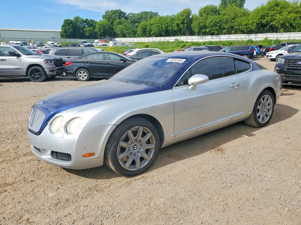 2004 Bentley Continental VIN SCBCR63WX4C022293 COPART salvage auction — MINOR DENT/SCRATCHES, Mi - Certificate Of Title, sold $4,750 on 2026-07-29 (photo 1)