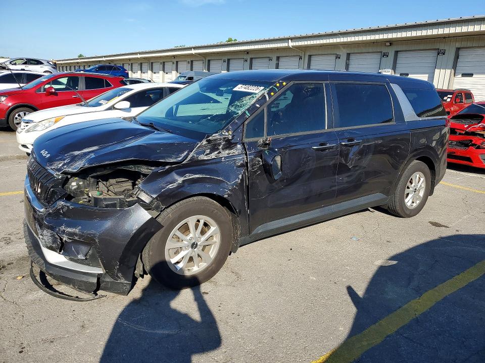 2022 Kia Carnival VIN KNDNB4H38N6171721 COPART salvage auction — FRONT END, KY - CERT OF TITLE-SALVAGE, sold $6,200 on 2026-07-27 (photo 1)