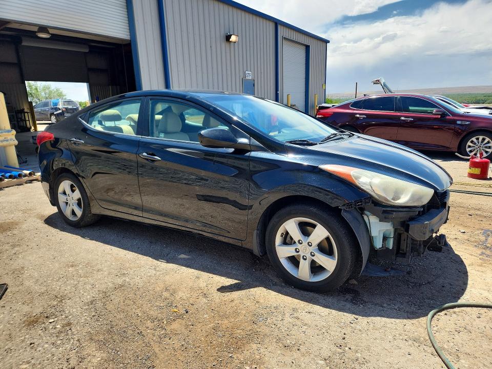 2012 Hyundai Elantra VIN KMHDH4AE0CU191245 COPART salvage auction — SIDE, Nm - Cert Of Title-Salvage, sold $1,000 on 2026-07-13 (photo 4)