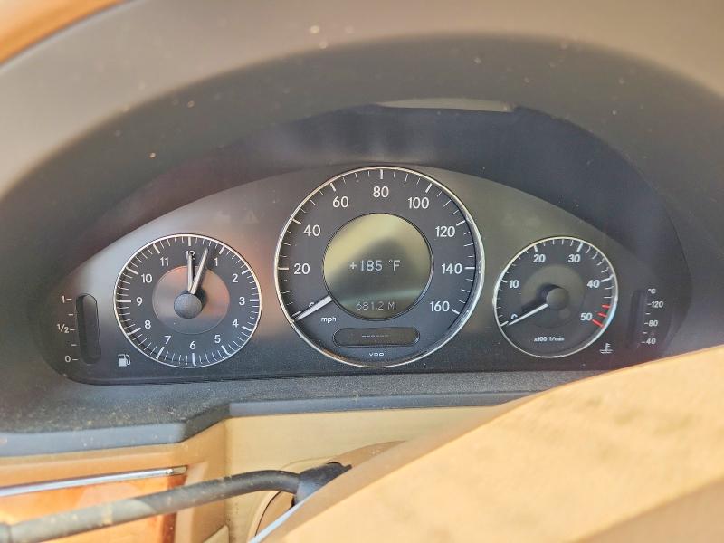 2009 Mercedes-benz E-class VIN WDBUF22X99B396483 COPART salvage auction — FRONT END, Al - Cert Of Title-Salvage Title (P), sold $2,700 on 2026-07-27 (photo 9)
