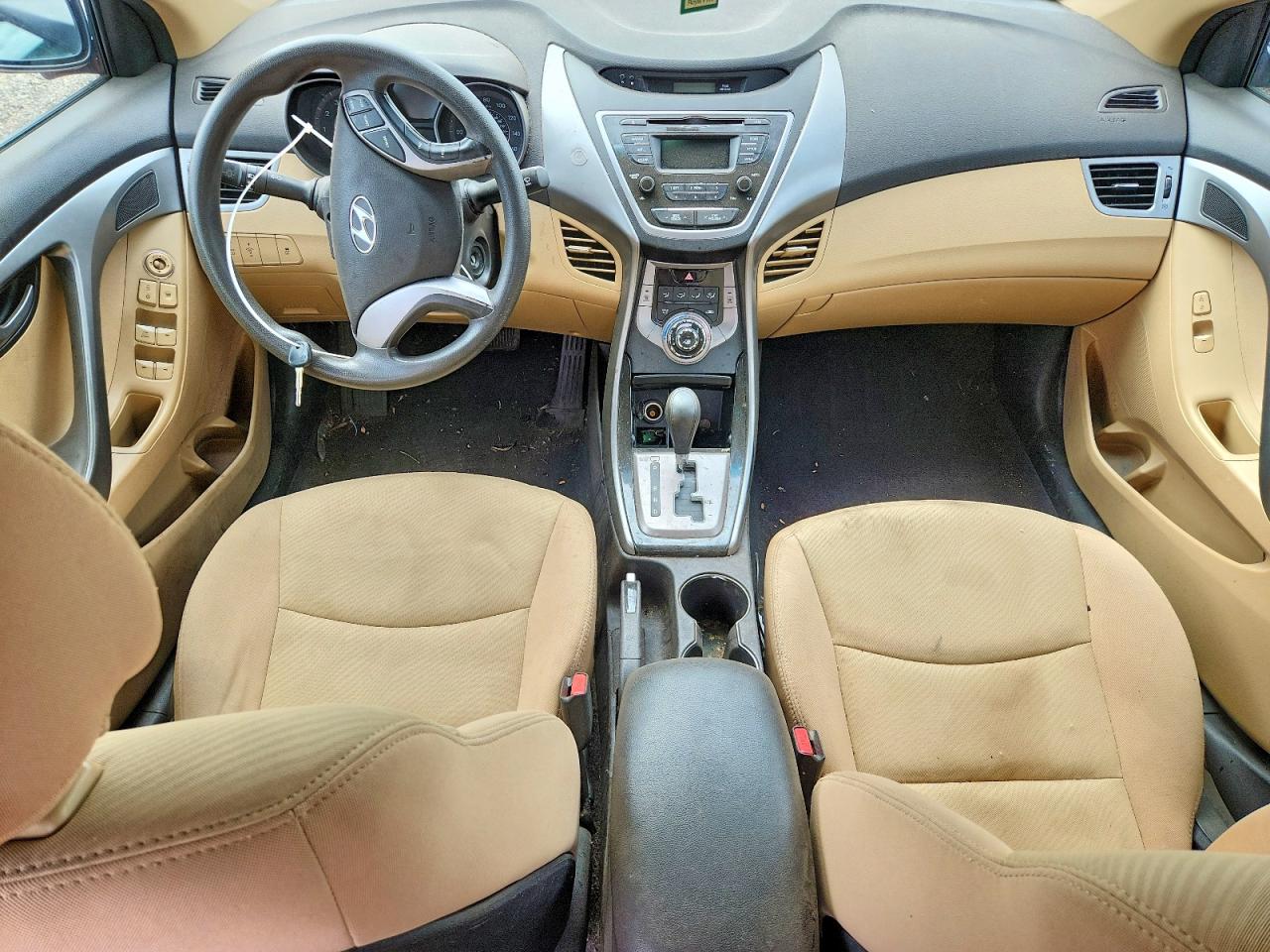 2013 Hyundai Elantra VIN 5NPDH4AE7DH350049 COPART salvage auction — Rear End, IL - SALVAGE CERTIFICATE, sold $625 on 2026-06-30 (photo 8)