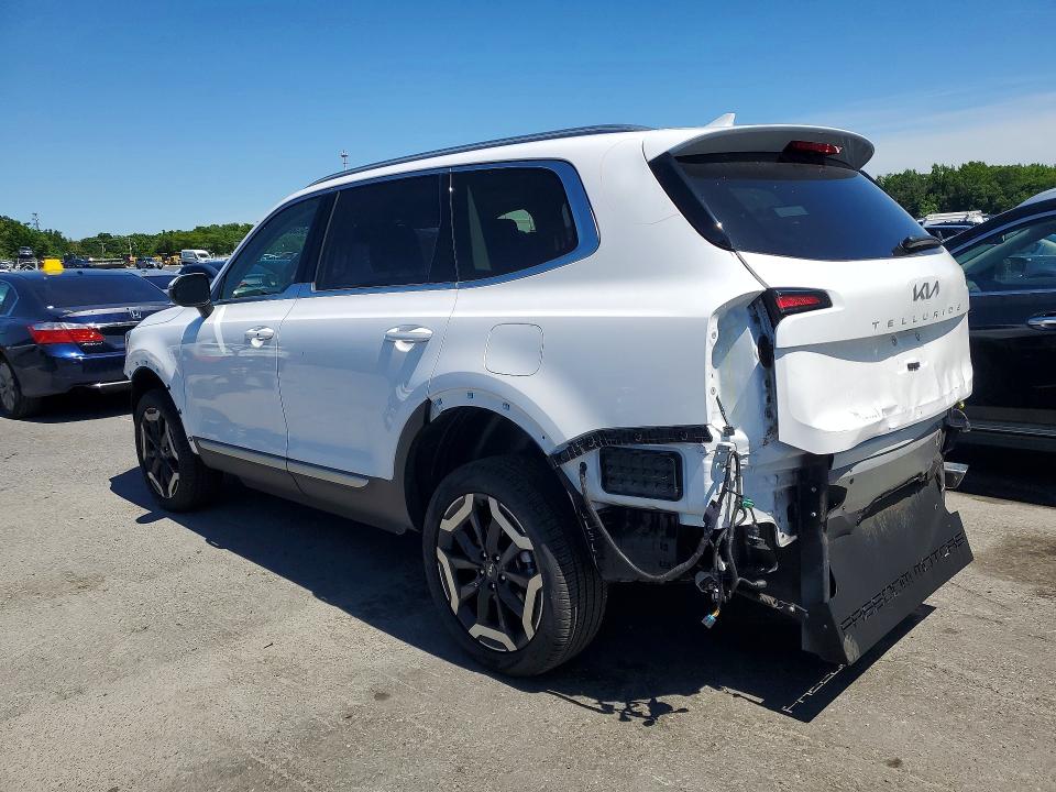 2024 Kia Telluride VIN 5XYP34GC3RG511920 COPART salvage auction — FRONT END, Nj - Cert Of Title-Salvage, sold $5,300 on 2026-07-23 (photo 2)