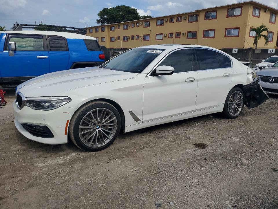 2017 BMW 5er VIN WBAJA5C31HG456271 COPART salvage auction — REAR END, Fl - Cert Of Title Slvg Rebuildable, sold $6,000 on 2026-08-03 (photo 1)