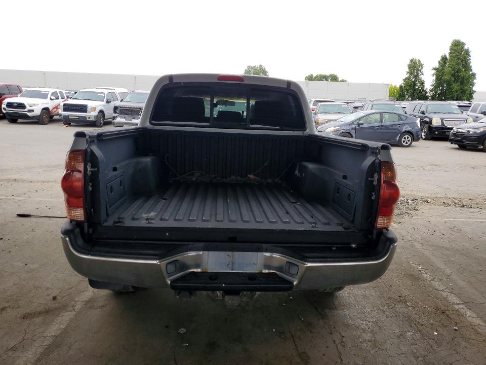 2005 Toyota Tacoma VIN 5TELU42N65Z037076 COPART salvage auction — FRONT END, Ca - Salvage Certificate, sold $3,800 on 2026-07-28 (photo 6)