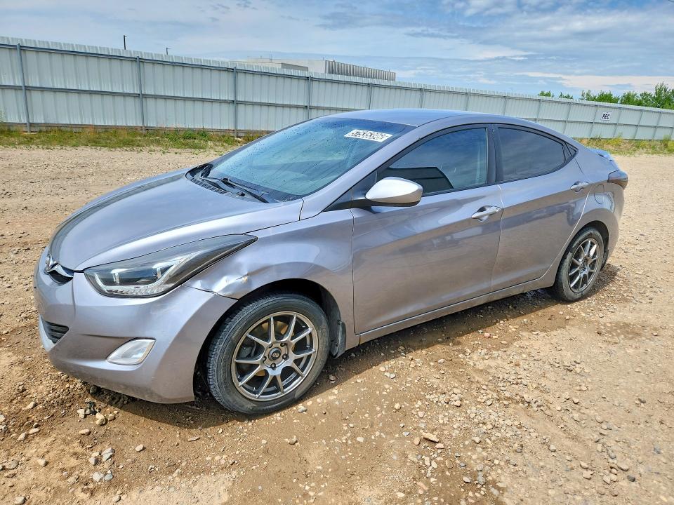 2013 Hyundai Elantra VIN KMHDH4AE1DU623391 COPART salvage auction — FRONT END, Nd - Certificate Of Title For A Veh, sold $850 on 2026-07-21 (photo 1)