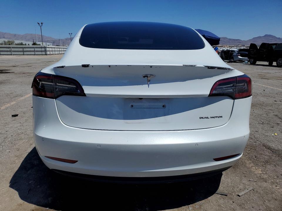 2022 Tesla Model 3 VIN 5YJ3E1EB8NF183946 COPART salvage auction — SIDE, Nv - Salvage Title, sold $6,700 on 2026-07-28 (photo 6)