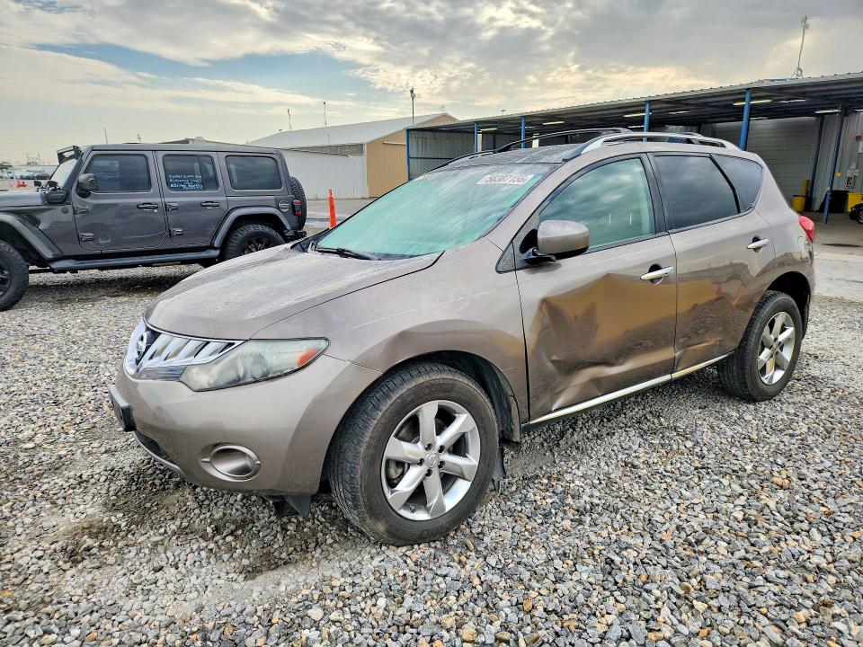 2010 Nissan Murano VIN JN8AZ1MW3AW137225 COPART salvage auction — SIDE, Co - Public - Salvage Title, sold $275 on 2026-07-23 (photo 1)