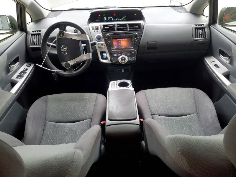 2014 Toyota Prius v VIN JTDZN3EU6EJ006098 COPART salvage auction — REAR END, CA - SALVAGE CERTIFICATE, sold $725 on 2026-07-23 (photo 8)