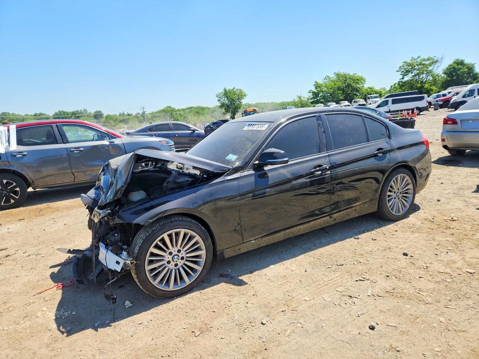 2015 BMW 3er VIN WBA3C1C55FK118184 COPART salvage auction — FRONT END, MD - CERT OF SALVAGE > 75% DAMAGE, sold $1,200 on 2026-07-30 (photo 1)
