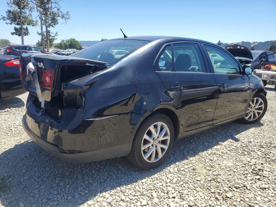 2010 Volkswagen Jetta VIN 3VWAZ7AJ8AM105293 COPART salvage auction — REAR END, Ca - Salvage Certificate, sold $375 on 2026-07-02 (photo 3)