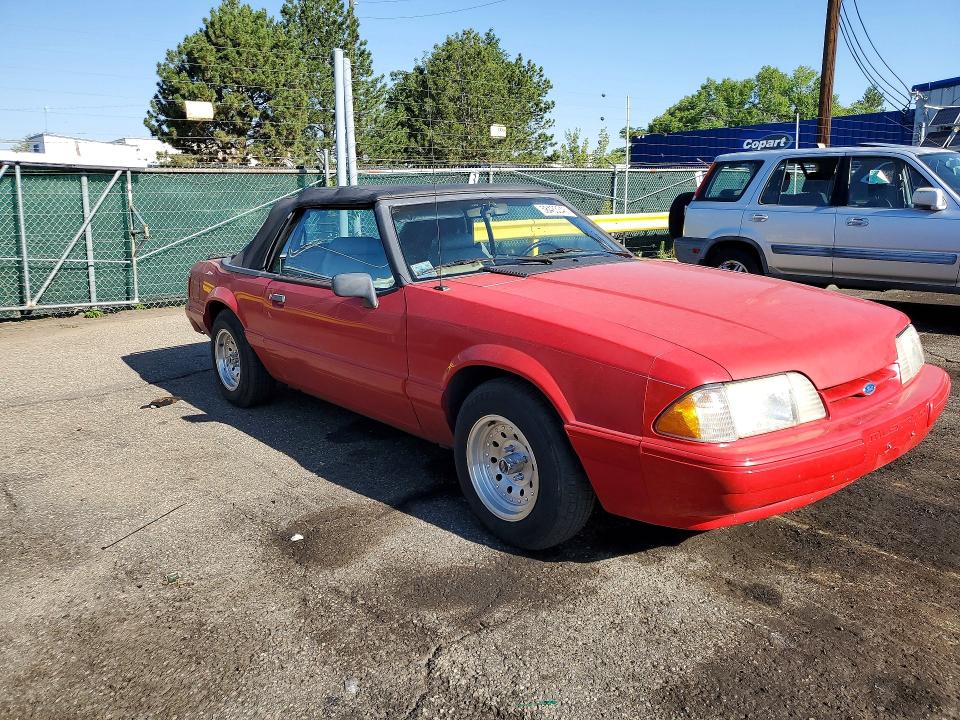 1993 Ford Mustang VIN 1FACP44M4PF157931 COPART salvage auction — REAR END, Co - Public - Salvage Title, sold $750 on 2026-07-02 (photo 4)