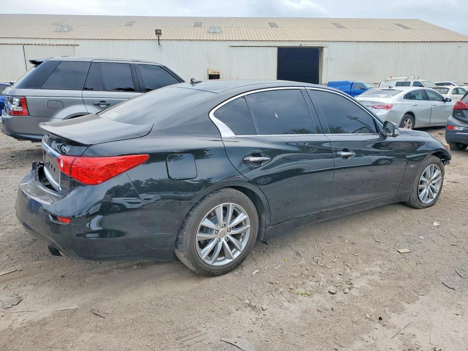 2017 Infiniti Q50 VIN JN1EV7AR8HM834277 COPART salvage auction — FRONT END, Pa - Certificate Of Salvage, sold $3,500 on 2026-07-06 (photo 3)