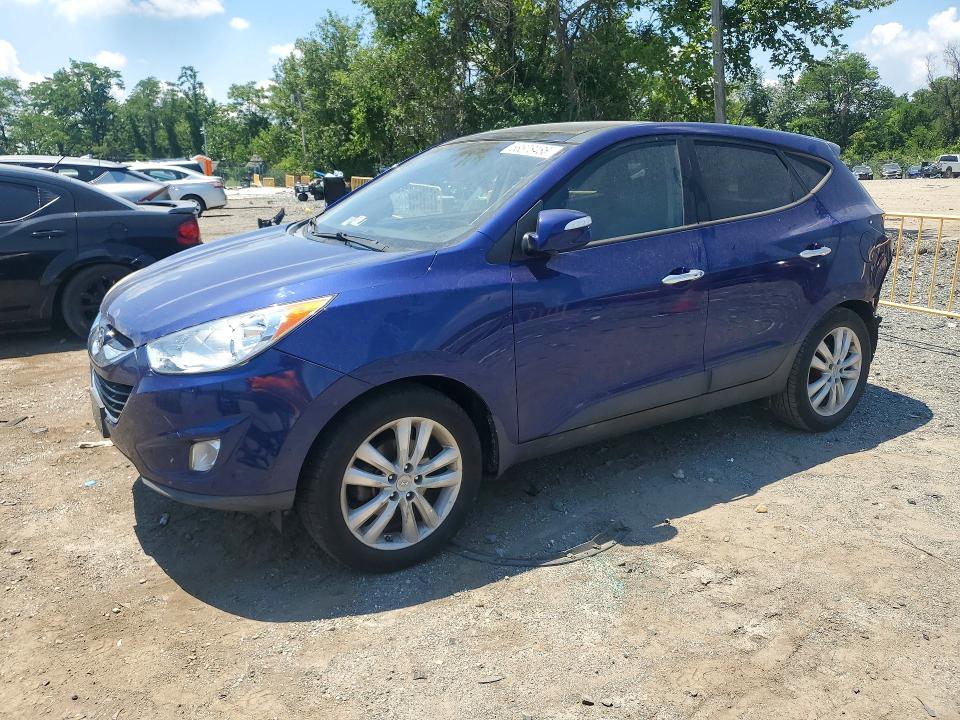 2013 Hyundai Tucson VIN KM8JUCAC9DU643332 COPART salvage auction — REAR END, Md - Cert Of Salvage > 75% Damage, sold $2,100 on 2026-07-16 (photo 1)